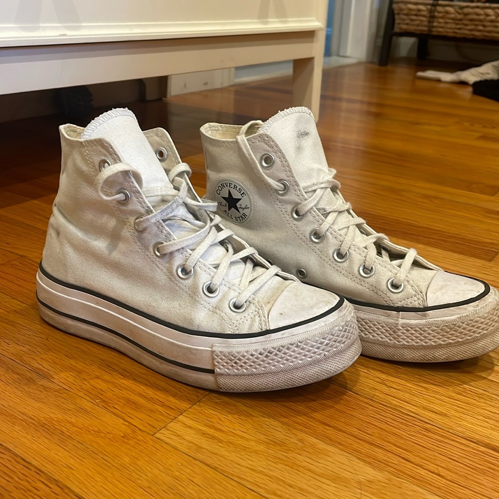Chuck Taylor all star platform canvas shoes